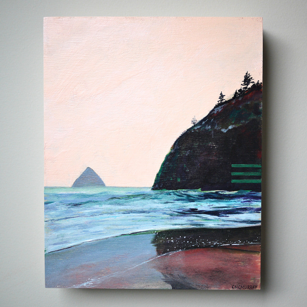 ocean beach painting